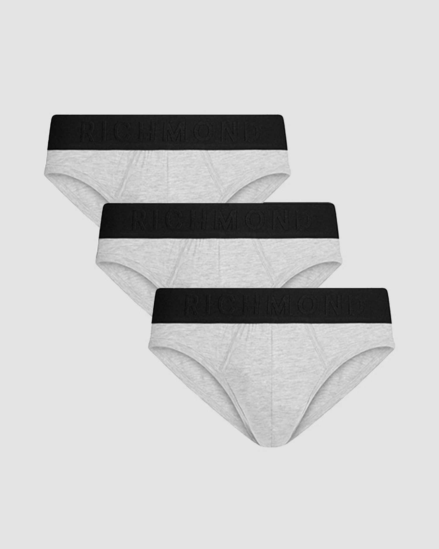 Tripack Slip Vita Bassa Tricolor In Cotone Pettinato - immagine 2