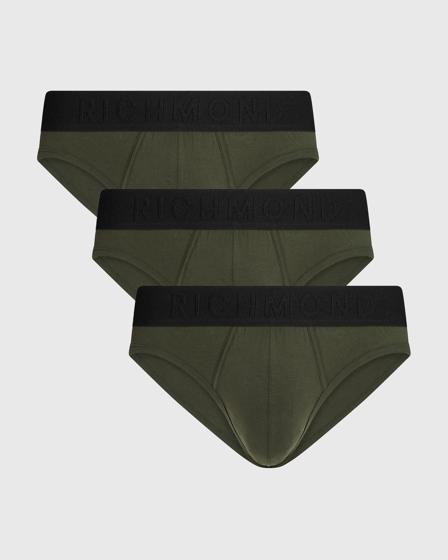 Tripack Slip Vita Bassa Tricolor In Cotone Pettinato - immagine 5