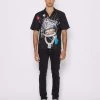 John Richmond Camicia Con Grafica Sul Davanti