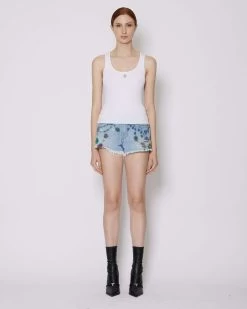 John Richmond Canotta Con Applicazione Metallica Sul Davanti