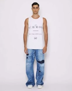 John Richmond Canotta Con Grafica Sul Davanti