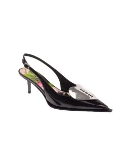 John Richmond Dècolletè Con Applicazione Metallica Sul Davanti