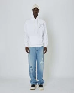 John Richmond Felpa Con Logo Ricamato Sul Davanti