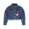 Giacca Crop In Denim