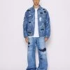John Richmond Giacca In Denim Effetto Used