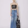 John Richmond Jeans A Vita Media Con Strappi