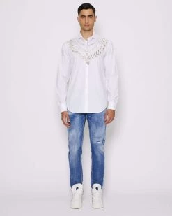 John Richmond Jeans Slim Con Lavaggio Effeto Used