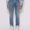 John Richmond Jeans Slim Con Lavaggio Effetto Used