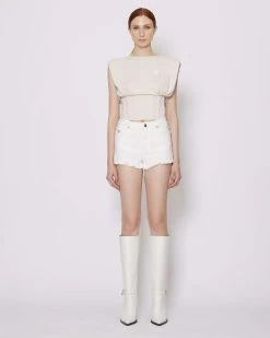 John Richmond Canotta Con Ricamo Sul Davanti