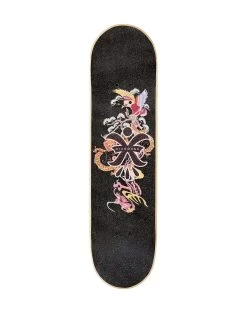 John Richmond Skateboard Con Decorazione A Contrasto