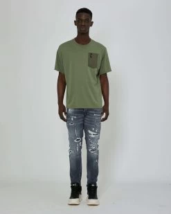 John Richmond T-shirt Con Stampa Ricamata Sul Retro